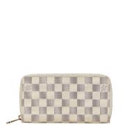 Pre-owned Canvas wallets Louis Vuitton Vintage , White , Dames