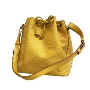 Pre-owned Leather louis-vuitton-bags Louis Vuitton Vintage , Yellow , ...