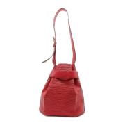 Pre-owned Leather louis-vuitton-bags Louis Vuitton Vintage , Red , Dam...