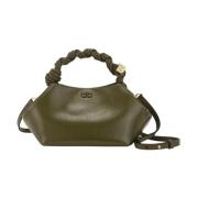 Groene Logo Mini Tas Ganni , Green , Dames