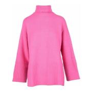 Wolmix Cashmere Sweater Sundek , Pink , Dames