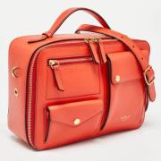 Pre-owned Leather shoulder-bags Mulberry Pre-owned , Orange , Dames