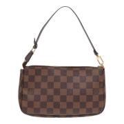 Pre-owned Canvas clutches Louis Vuitton Vintage , Brown , Dames