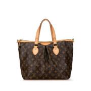 Pre-owned Canvas handbags Louis Vuitton Vintage , Brown , Dames