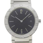 Pre-owned Glass watches Bvlgari Vintage , Black , Heren