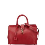 Pre-owned Leather handbags Saint Laurent Vintage , Red , Dames