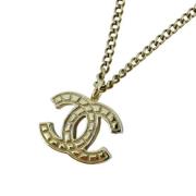 Pre-owned Fabric chanel-jewelry Chanel Vintage , Yellow , Dames