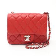 Pre-owned Fabric chanel-bags Chanel Vintage , Red , Dames