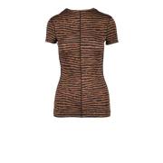 Casual T-shirt met Rayon Spandex Mix Proenza Schouler , Brown , Dames