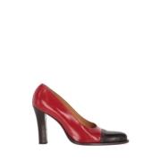 Pre-owned Leather heels Sergio Rossi Pre-owned , Red , Dames