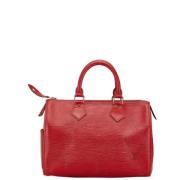 Pre-owned Leather louis-vuitton-bags Louis Vuitton Vintage , Red , Dam...