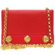 Pre-owned Leather shoulder-bags Salvatore Ferragamo Pre-owned , Red , ...