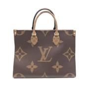 Pre-owned Fabric louis-vuitton-bags Louis Vuitton Vintage , Brown , Da...