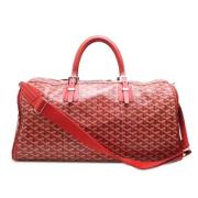 Pre-owned Leather handbags Goyard Vintage , Red , Dames