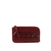 Pre-owned Leather clutches Chloé Pre-owned , Red , Dames