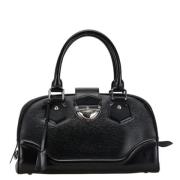 Pre-owned Leather louis-vuitton-bags Louis Vuitton Vintage , Black , D...