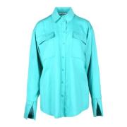 Lycra Shirt Patrizia Pepe , Blue , Dames