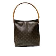 Pre-owned Canvas handbags Louis Vuitton Vintage , Brown , Unisex