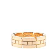 Pre-owned Metal rings Cartier Vintage , Yellow , Dames