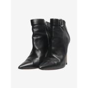 Pre-owned Leather boots Alexander McQueen Pre-owned , Black , Dames