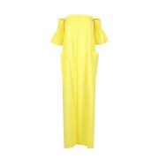 Maxi Jurk Semicouture , Yellow , Dames