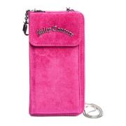 Liefde Velvet Ritsportemonnee Juicy Couture , Pink , Dames