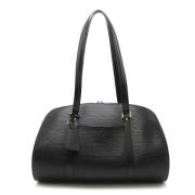 Pre-owned Leather shoulder-bags Louis Vuitton Vintage , Black , Dames