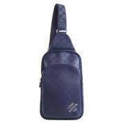 Pre-owned Fabric louis-vuitton-bags Louis Vuitton Vintage , Blue , Dam...