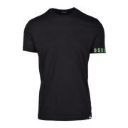 Katoen Elastaan Ondergoed T-shirt Dsquared2 , Black , Heren