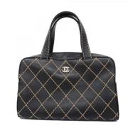 Pre-owned Fabric chanel-bags Chanel Vintage , Black , Dames