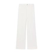 Witte Wijde Pijp Katoenen Culotte Proenza Schouler , White , Dames