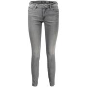 Grijze Katoenen Reborn Denim Jeans Guess , Gray , Dames