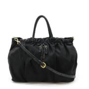 Pre-owned Canvas prada-bags Prada Vintage , Black , Dames