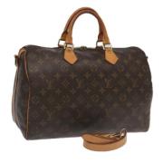 Pre-owned Canvas louis-vuitton-bags Louis Vuitton Vintage , Brown , Da...