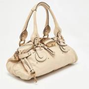 Pre-owned Leather handbags Chloé Pre-owned , Beige , Dames