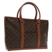 Pre-owned Canvas totes Louis Vuitton Vintage , Brown , Dames