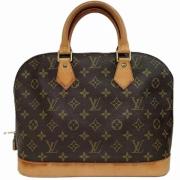 Pre-owned Canvas handbags Louis Vuitton Vintage , Brown , Dames