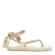 Pre-owned Cotton sandals Dior Vintage , Beige , Dames