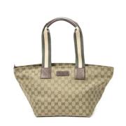 Pre-owned Canvas gucci-bags Gucci Vintage , Green , Dames