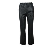 Rekbare polyester spandex broek Guess , Black , Dames