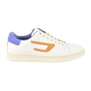 Leren Sneakers met Rubberen Zool Diesel , Multicolor , Heren