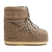 Lage Felt Nero Design Schoenen Moon Boot , Beige , Dames