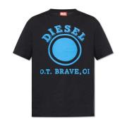 T-Diegor-K64 T-shirt Diesel , Black , Heren