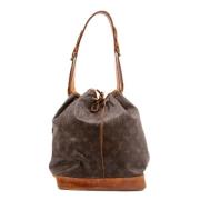 Pre-owned Canvas shoulder-bags Louis Vuitton Vintage , Brown , Dames