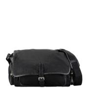 Pre-owned Leather prada-bags Prada Vintage , Black , Dames