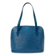 Pre-owned Leather louis-vuitton-bags Louis Vuitton Vintage , Blue , Da...