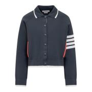 Polo Bomber Jas Thom Browne , Blue , Dames