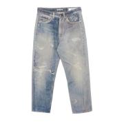 Vintage Denim Print Relaxed Fit Jeans Our Legacy , Blue , Heren