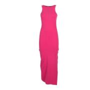 Maxi Jurk Msgm , Pink , Dames