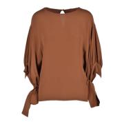 Blouse Erika Cavallini , Brown , Dames